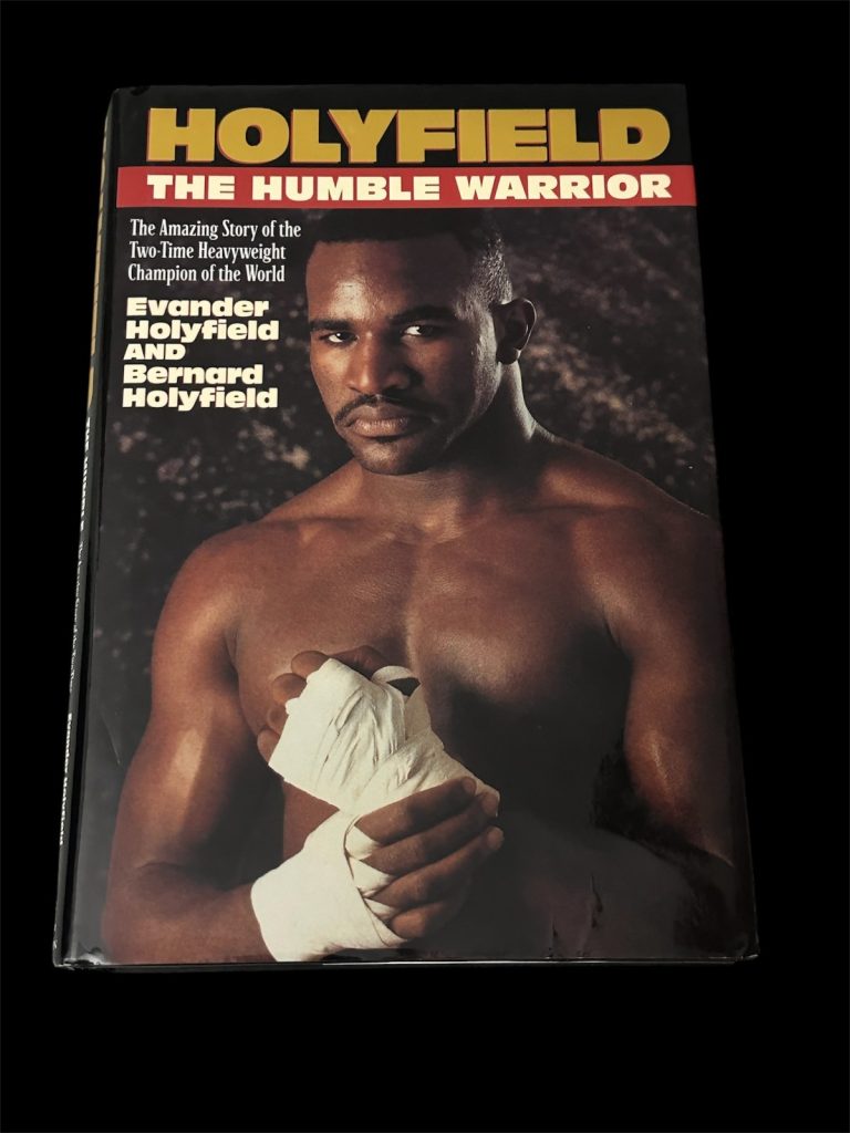 Evander Holyfield Heavyweight Boxing Champ Olympic Bronze Signed Autograph Book