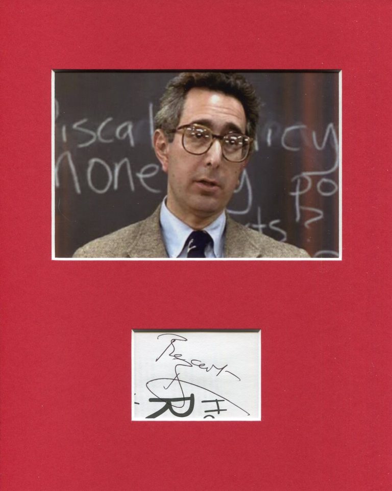 Ben Stein Ferris Bueller's Day Off The Mask Signed Autograph Photo Display