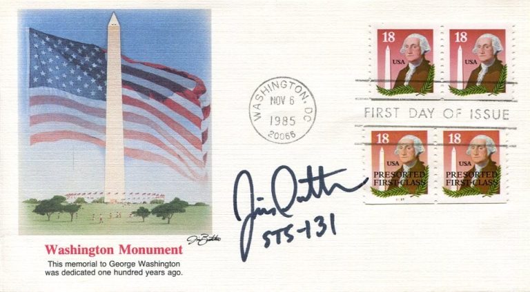 James Dutton NASA Astronaut STS-131 Test Pilot Space Signed Autograph FDC