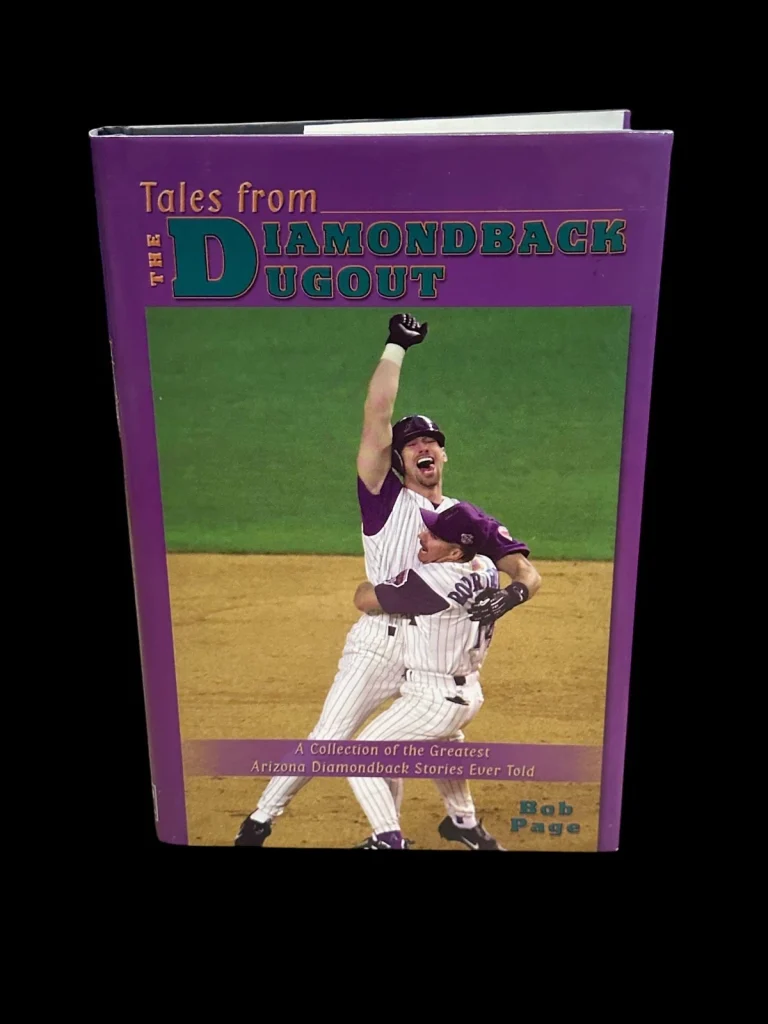 2001 Arizona Diamondbacks World Series Team Mark Grace +18 Signed Autograph Book