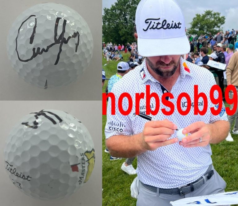 CAMERON YOUNG SIGNED AUTOGRAPH TITLEIST MASTERS GOLF BALL w/EXACT PROOF & COA