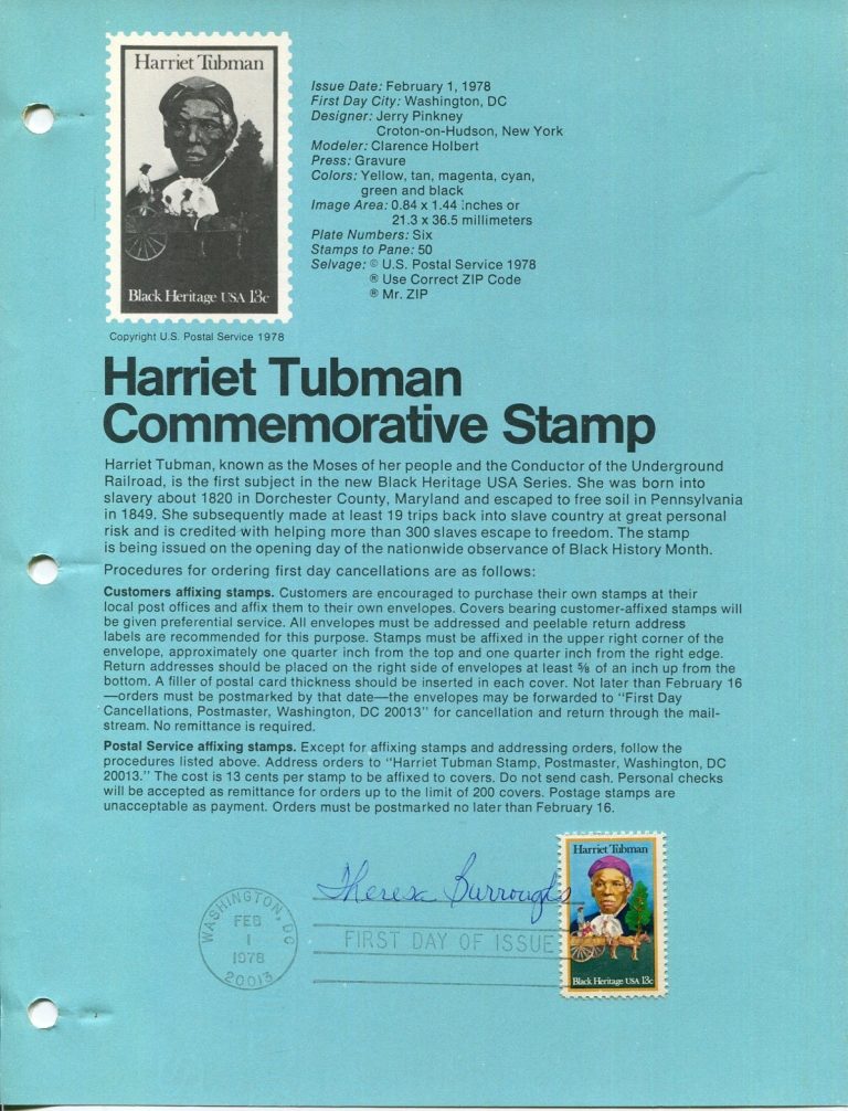 Theresa Burroughs Civil Rights Selma Alabama March Signed Autograph FDC Sheet