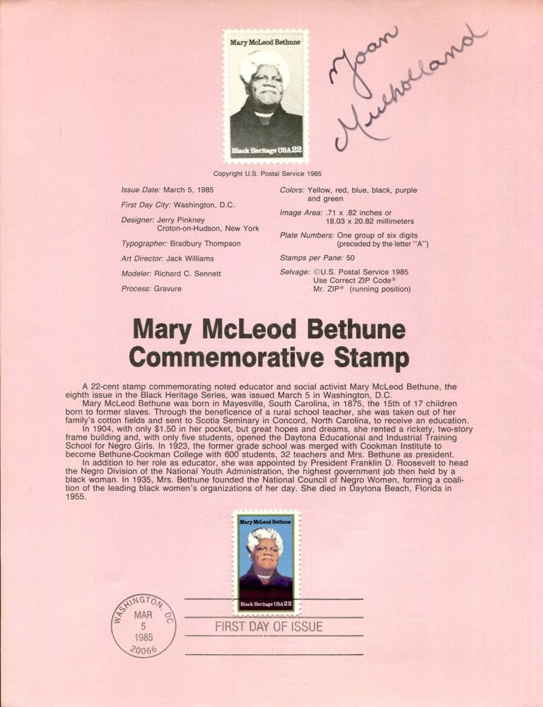 Joan Trumpauer Mulholland Freedom Riders Civil Rights Signed Autograph FDC Sheet