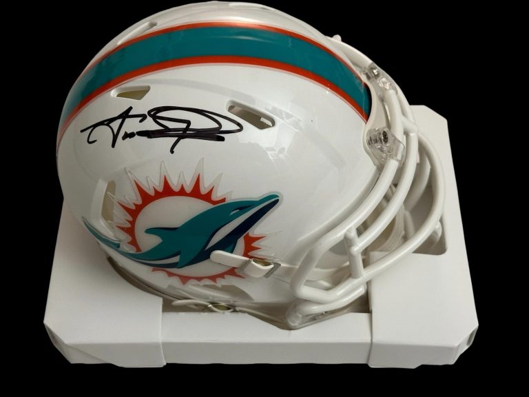 Tua Tagovailoa Miami Dolphins Atlanta Falc Signed Autograph Mini Helmet Fanatics