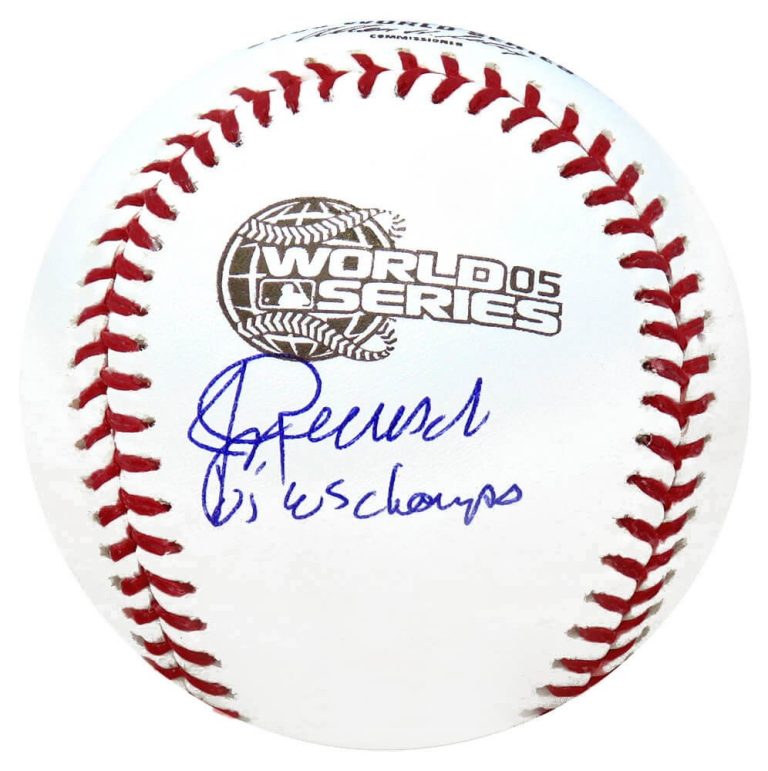 Jerry Reinsdorf Signed Rawlings Official 2005 WS Baseball w/05 WS Champs- SS COA