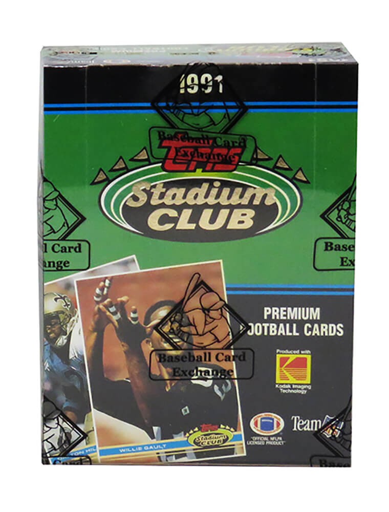 1991 Topps Stadium Club Football Box BBCE FASC Wrapped Sealed - Possible Favre