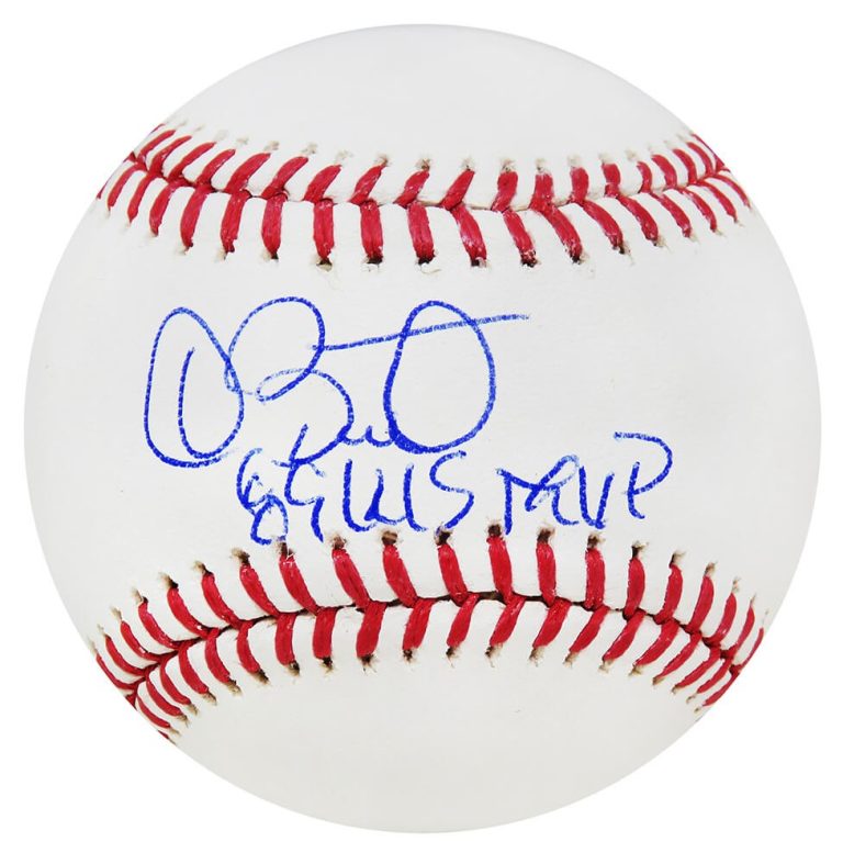 A's DAVE STEWART Signed Rawlings Official MLB Baseball w/89 WS MVP - SCHWARTZ