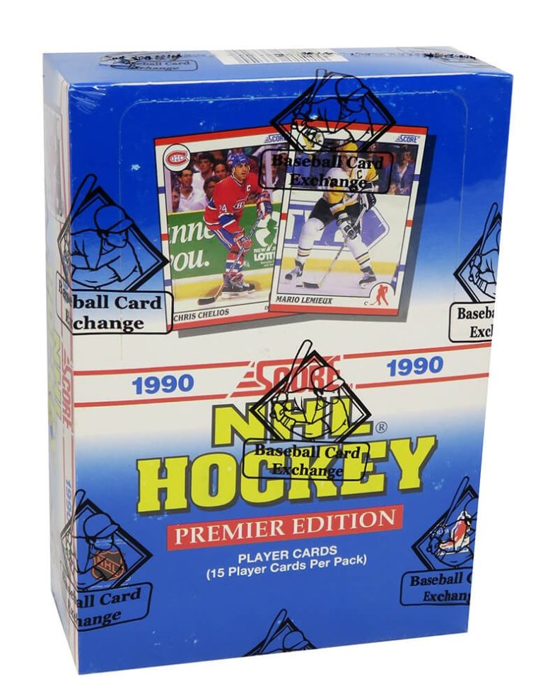 1990 Score Hockey Unopened Wax Box BBCE Wrapped (FASC)(Brodeur/Jagr/Lindros RC?)