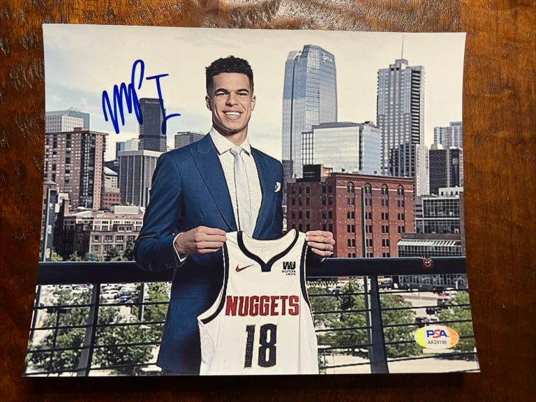 Michael Porter Jr Signed Photo PSA DNA Coa Autographed Denver Nuggets