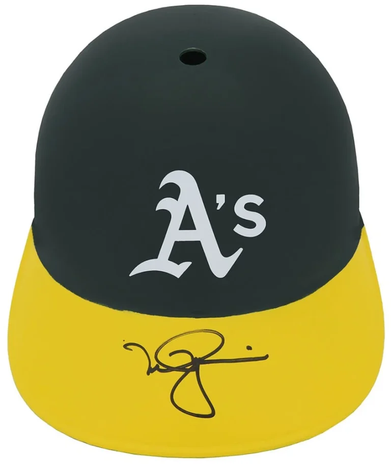 Mark McGwire Signed Oakland A's Replica Souvenir Batting Helmet - (SCHWARTZ COA)