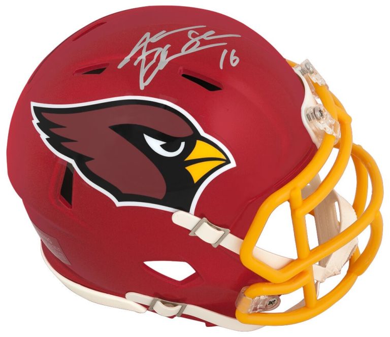 Jake Plummer Signed Cardinals FLASH Riddell Mini Helmet w/Snake - (SCHWARTZ COA)