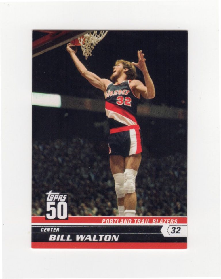 Bill Walton Trailblazers 2008 Topps 50th Basketball Trading Card #5 (LOT of 15)