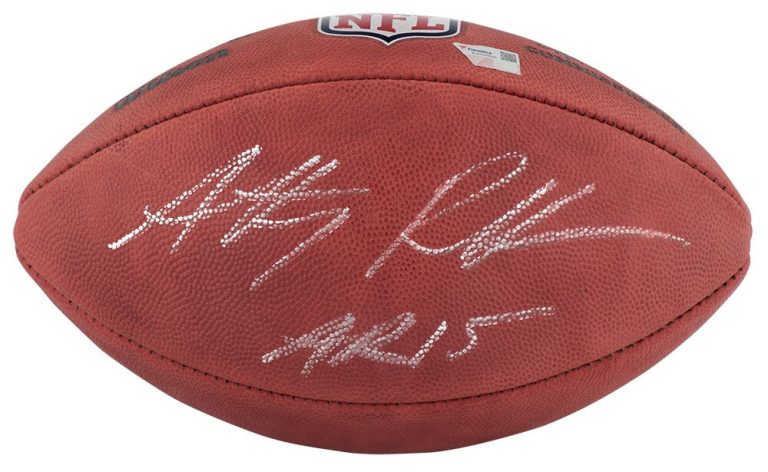Anthony Richardson Signed Wilson Duke Official Football w/AR15 -  (FANATICS COA)