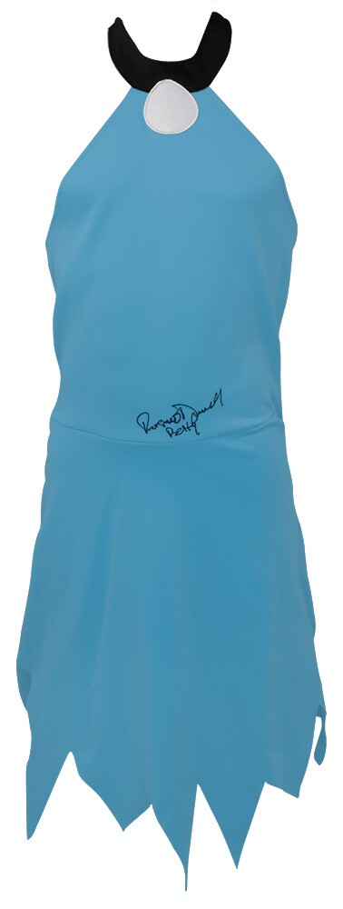 Rosie O'Donnell Signed Fintstones Betty Rubble Costume Dress w/Betty - (SS COA)