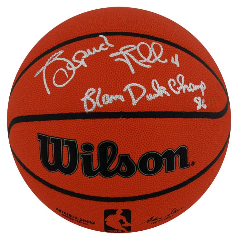 Spud Webb Signed Wilson Indoor/Outdoor NBA Basketball w/Dunk Champ - (SS COA)