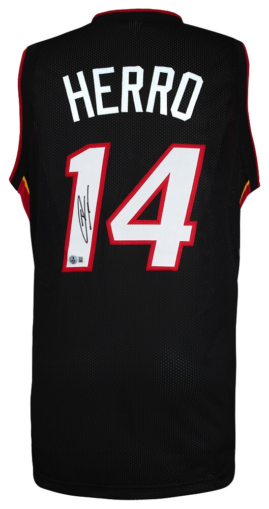 Tyler Herro Signed Black Custom Basketball Jersey - (BECKETT COA)