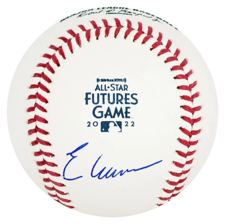 Elly De La Cruz Signed Rawlings 2022 Futures Game Logo Baseball - (Beckett COA)