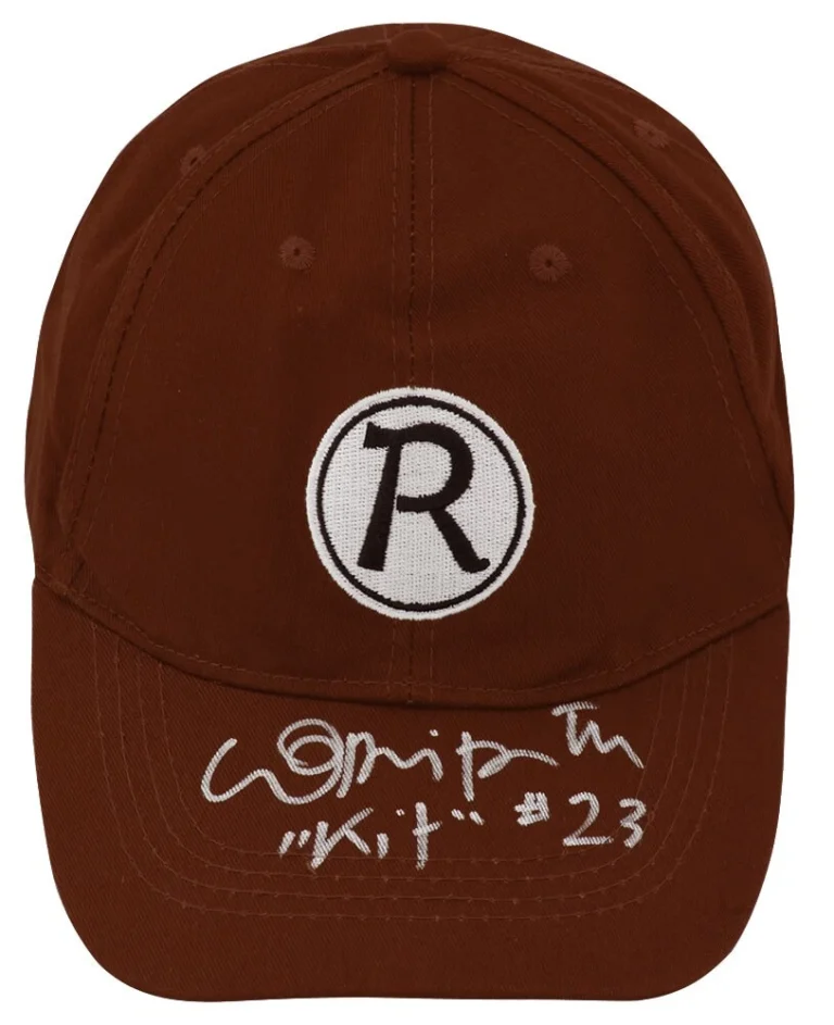 Lori Petty Signed Racine Belles Brown Women's Baseball Hat w/Kit -(SCHWARTZ COA)