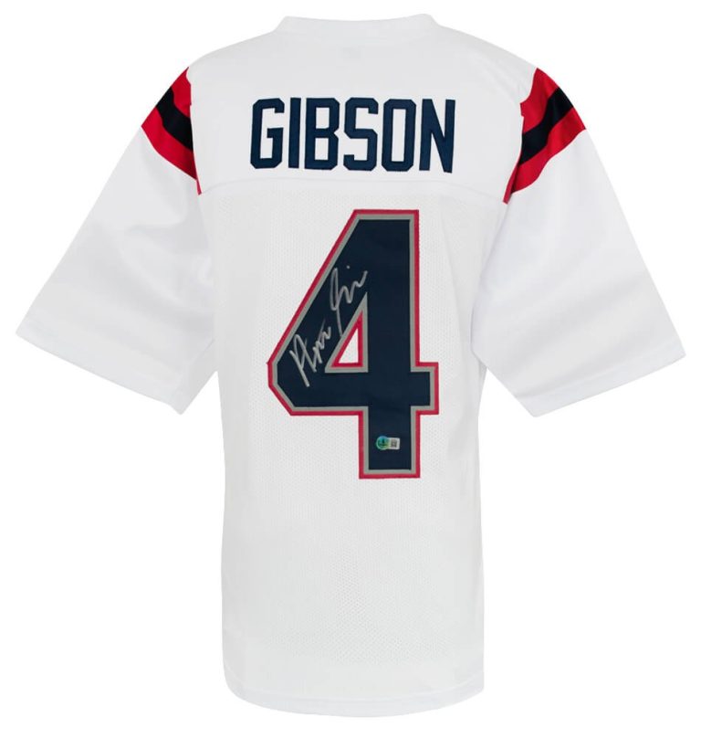 Antonio Gibson Signed White Custom Football Jersey - (BECKETT COA)
