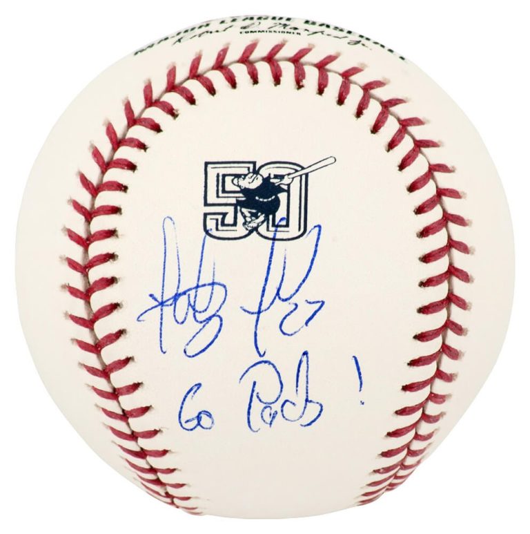 Fernando Tatis Jr. Signed Rawlings Padres 50th Logo Baseball w/Go Pods (JSA COA)