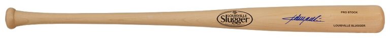 Adrian Beltre Signed Louisville Slugger Pro Stock Blonde Bat - (BECKETT COA)