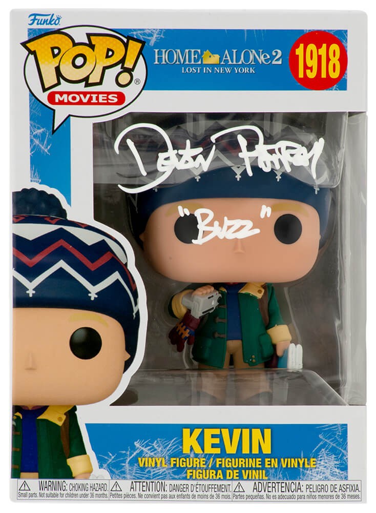 Devin Ratray Signed Home Alone 2 Lost In NY Kevin Funko Pop #1918 w/Buzz -SS COA