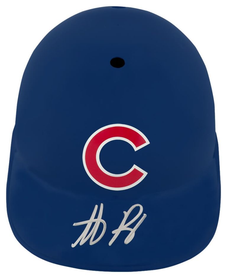 Anthony Rizzo Signed Chicago Cubs Souvenir Replica Batting Helmet (SCHWARTZ COA)