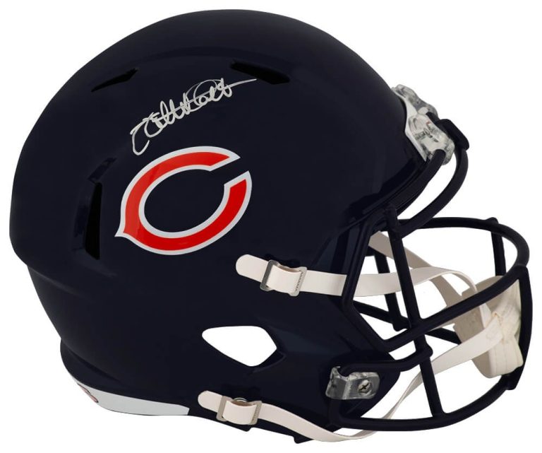 Willie Gault Signed Bears Riddell Full Size Replica Helmet (In White) - (SS COA)