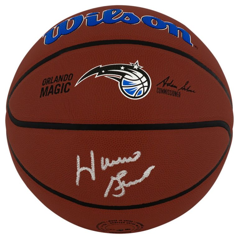Horace Grant Signed Wilson Orlando Magic Logo NBA Basketball - (SCHWARTZ COA)