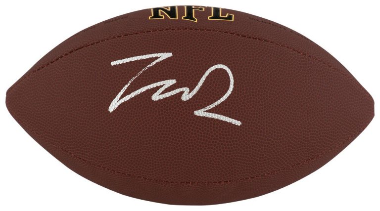 Tony Rojas Signed Wilson Super Grip Full Size NFL Football - (SCHWARTZ COA)