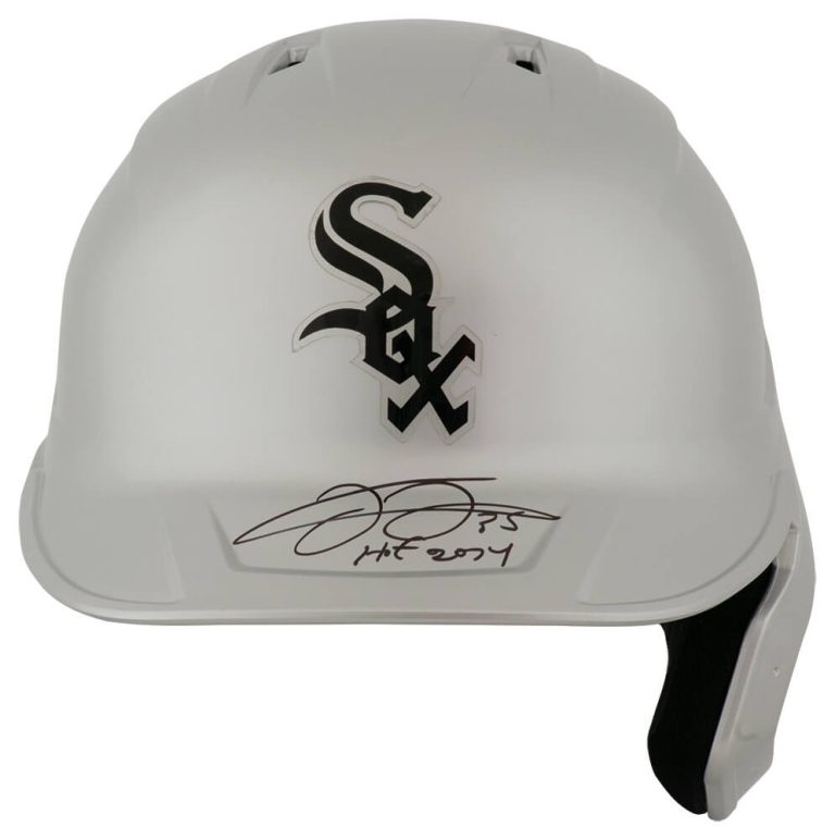 Frank Thomas Signed White Sox Chrome Rawlings Rep Batting Helmet w/HOF -SS COA