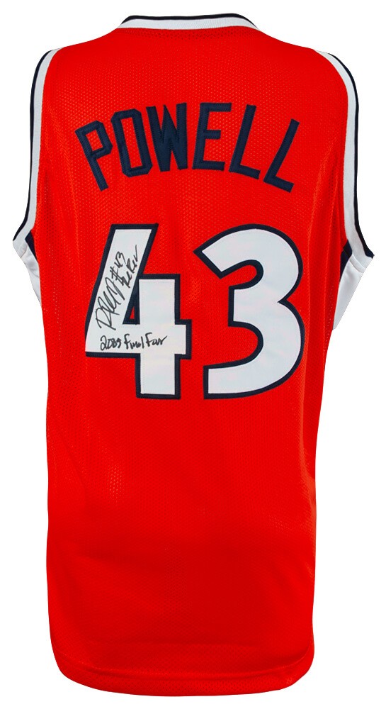 Roger Powell Jr. Signed Orange Custom Basketball Jersey w/2-INSC - (SS COA)