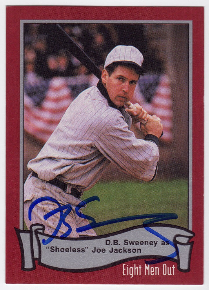 D.B. Sweeney Signed Eight Men Out Shoeless Joe 1988 Pacific Card #13 - (SS COA)