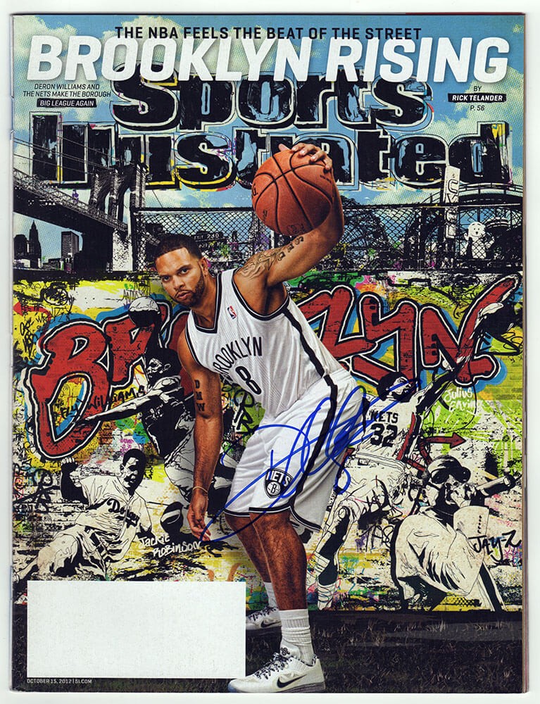 Deron Williams Signed Sports Illustrated 10/15/12 Magazine - (No Label) - SS COA