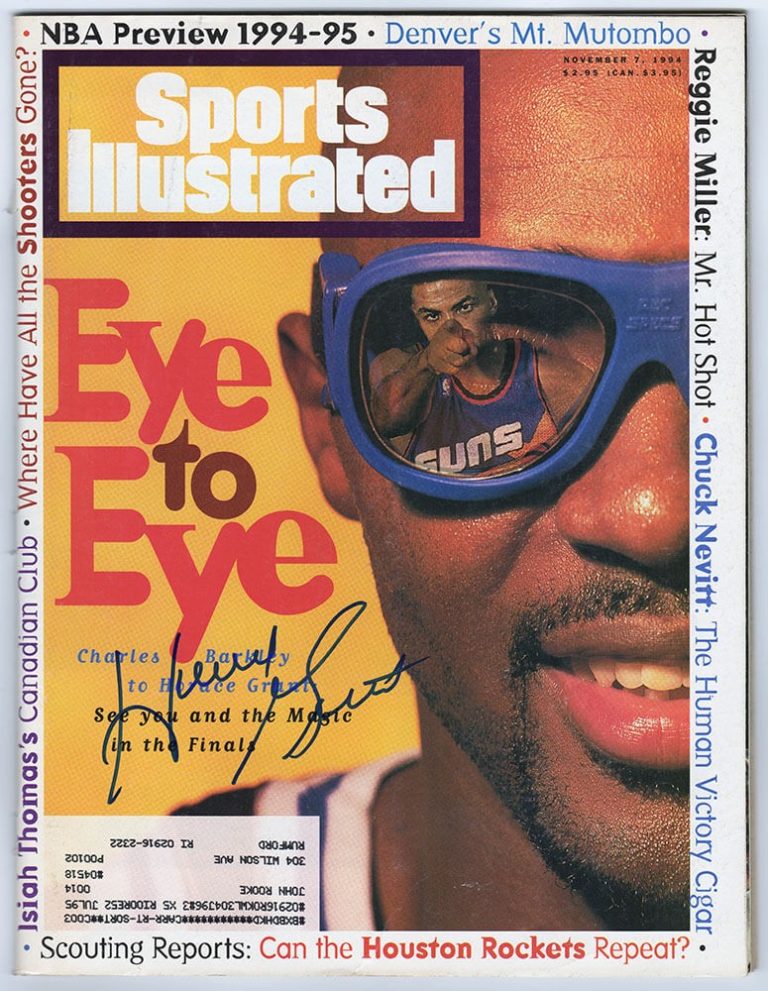 Horace Grant Signed Magic Sports Illustrated 11/7/94 Original Magazine -(SS COA)