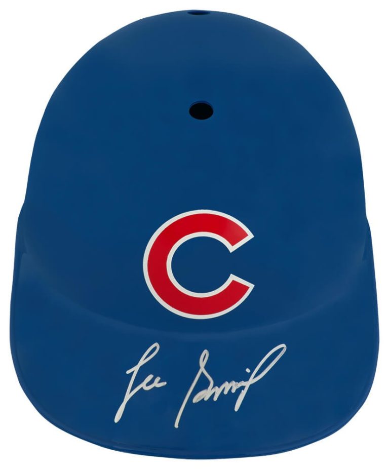 Lee Smith Signed Chicago Cubs Souvenir Replica Batting Helmet - (SCHWARTZ COA)