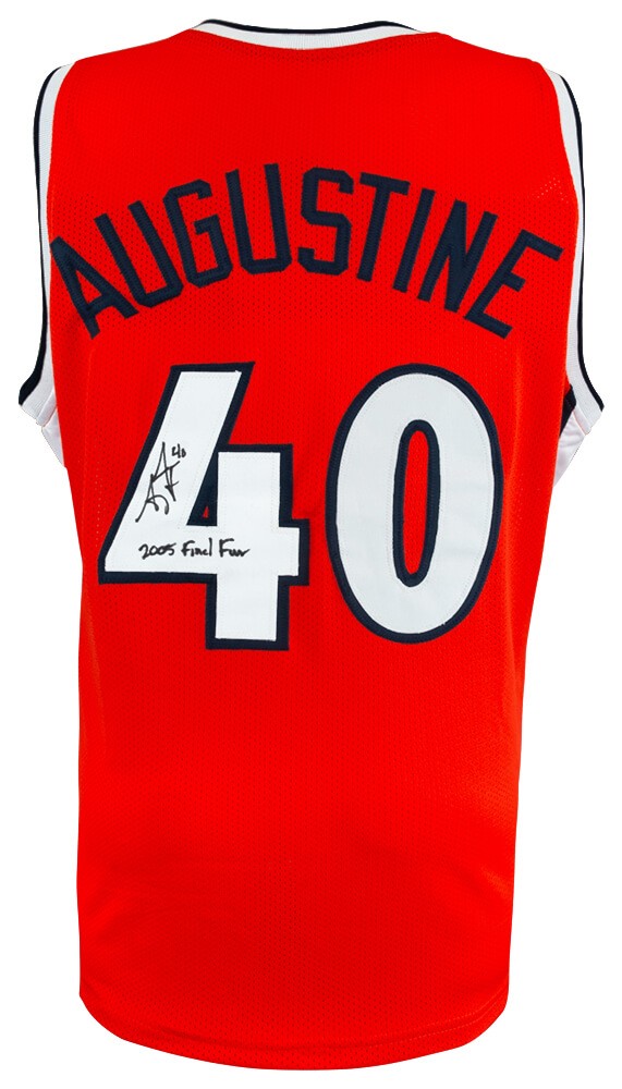 James Augustine Signed Orange Custom College Basketball Jersey w/INSC - (SS COA)