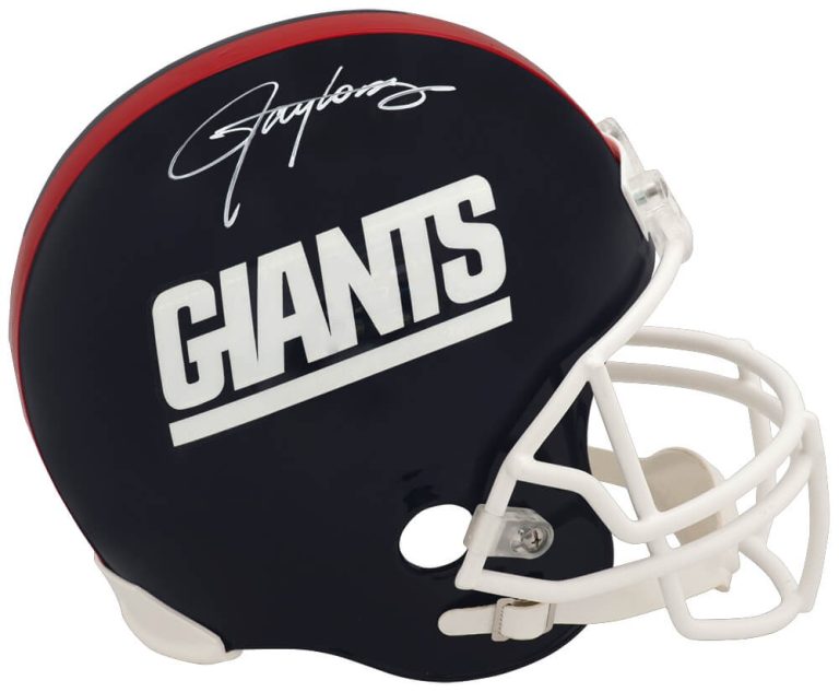 Lawrence Taylor Signed Giants (VSR4) Riddell Full Size Replica Helmet - (SS COA)