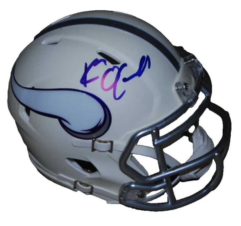KEVIN O'CONNELL signed (MINNESOTA VIKINGS) mini football helmet BECKETT BW07936