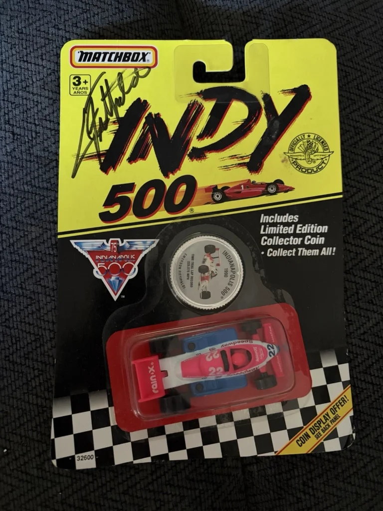 Indianapolis 500 1:64 DieCast Signed Emerson Fittipaldi Indy Car Emmo