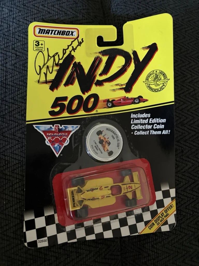 Indianapolis 500 1:64 DieCast Signed Rick Mears Indy Car Autographed