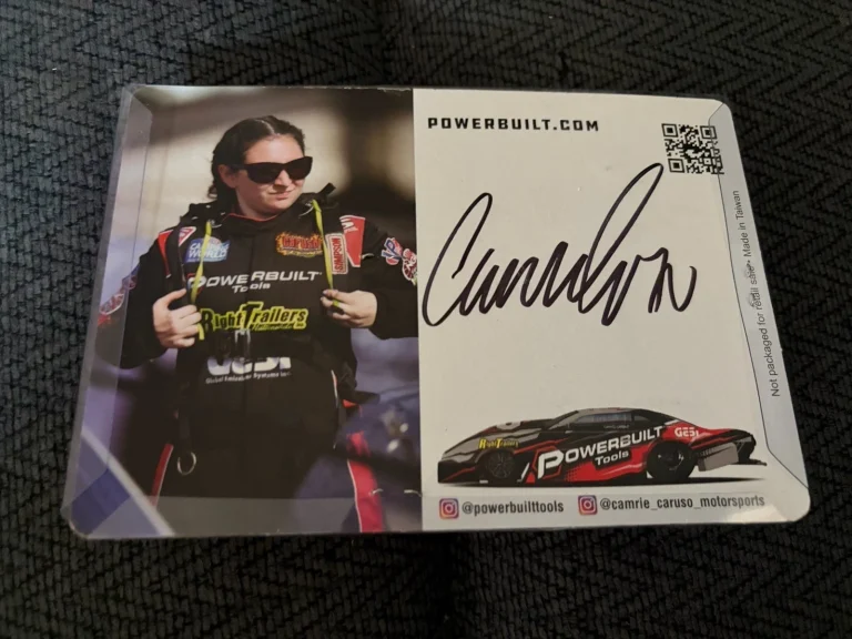 Camrie Caruso SIGNED Powerbuilt Socket Set Nhra Pro Stock