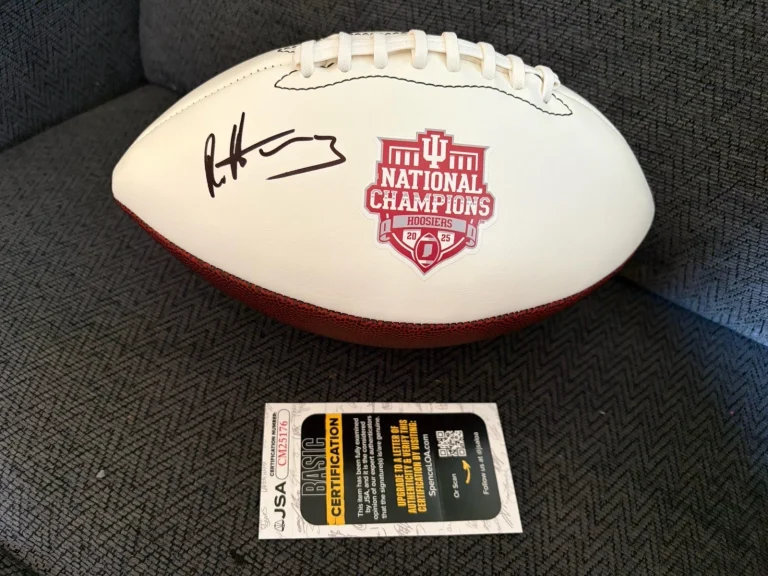 Roman Hemby Signed Nfl Football JSA Authentication COA Indiana Hoosiers IU