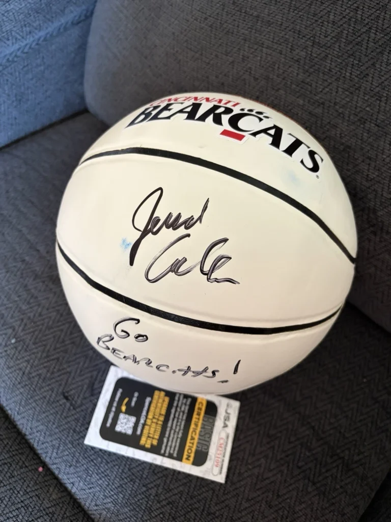 Jerrod Calhoun Signed NCAA Basketball Bearcats JSA COA Authentication