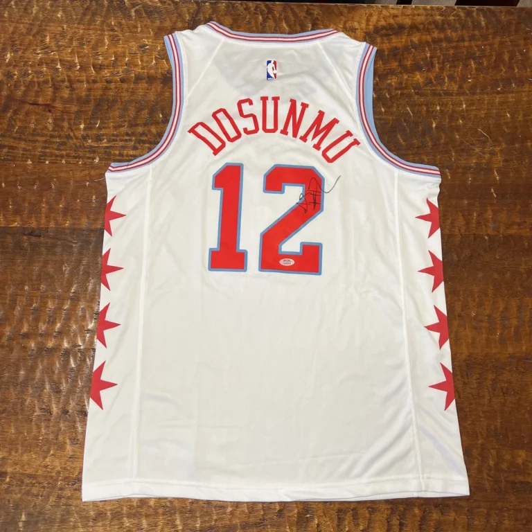 Ayo Dosunmu Signed Chicago Bulls Jersey PSA DNA  Autographed