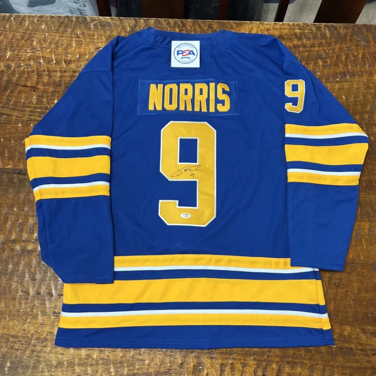 Josh Norris Signed Buffalo Sabres Jersey PSA DNA Autographed