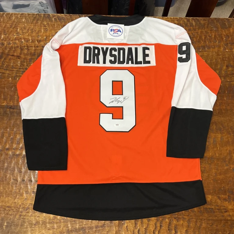 Jamie Drysdale Signed Philadelphia Flyers Jersey PSA DNA Autographed