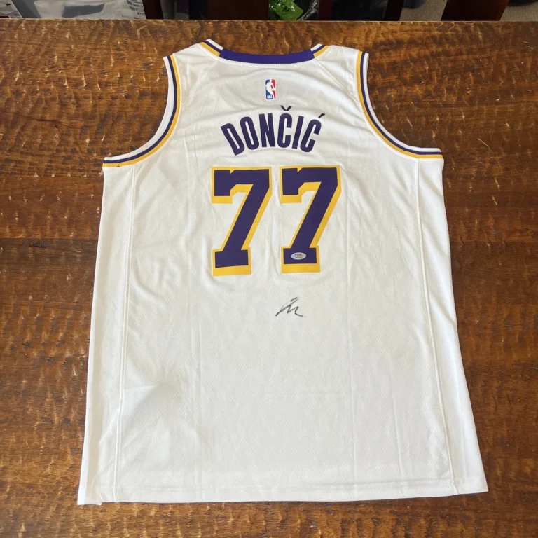 Luka Doncic Signed Los Angeles Lakers Jersey PSA DNA  Autographed