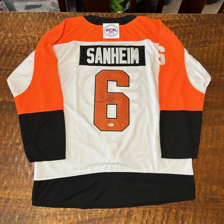 Travis Sanheim Signed Philadelphia Flyers Jersey PSA DNA Autographed