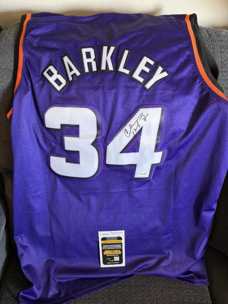 Charles Barkley SIGNED Jersey XL JSA Authentication COA Phoenix Suns